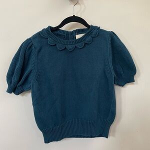Misha & Puff Blue Knit Top